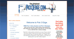 Desktop Screenshot of pick3edge.com